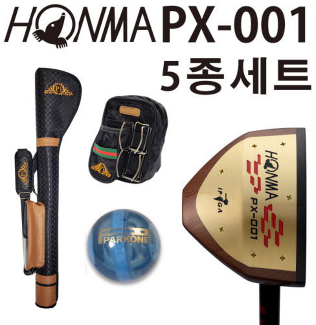HONMA 혼마 파크골프채 PX-001 5종세트 2023년 PARK GOLF 병행