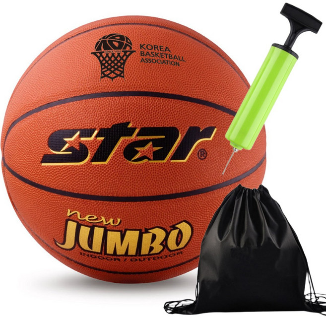스타 농구공 뉴점보 투센 볼펌프 볼가방, 1개, BB41