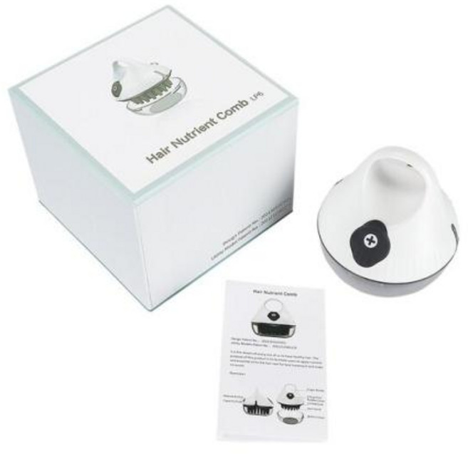 헤어토닉 도포기 탈모약 두피케어 세탁 가능한 모발 영양 빗 두피 솔루션 어플리케이터 재성장 트리트먼트 에센셜 오일 액체 수입 마사지, 1개, 25ml