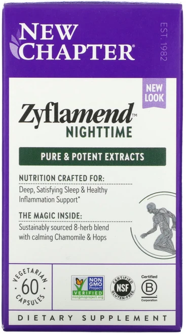 뉴쳅터 자이플라멘드 나이트타임 베지 캡슐 60정, 1개 - 쿠팡