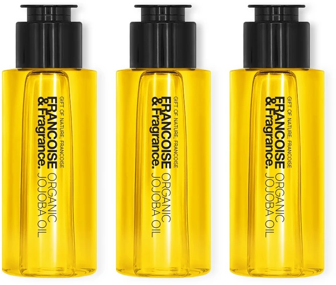 프랑스와즈 유기농 호호바오일 비정제, 50ml, 3개 - 쿠팡