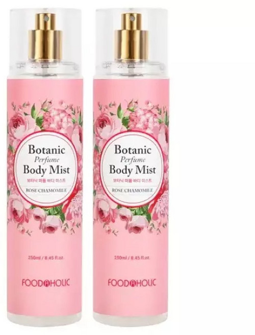 (1+1)푸드어홀릭 보타닉 퍼퓸 바디미스트 로즈 캐모마일 250ml /향좋은 살냄새