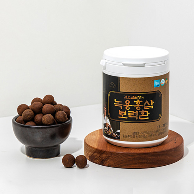 [TV홈쇼핑방송 아이넷] 김오곤원장의 녹용홍삼보력환 90환 침향 동충하초 녹용 공진 부모님선물세트, 90개, 3.75g