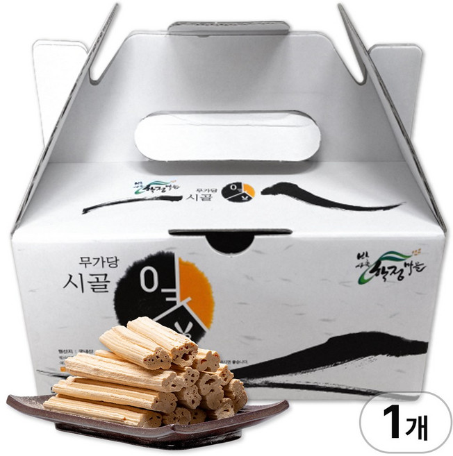 싸리재 임실 박사골 무가당 시골엿 1kg 전통 가락엿, 1개