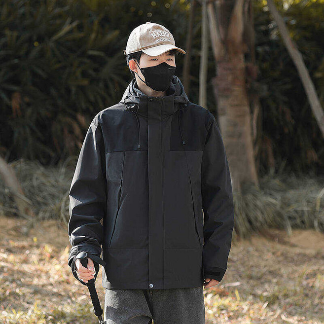 三合一衝鋒衣 男女防風防水保暖外套