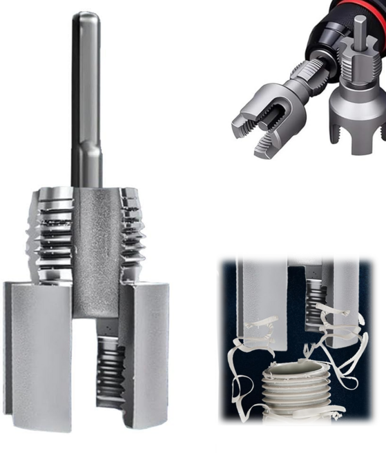 루이 파이프 탭 오프너 내외부 나사 겸용 - PPR/PVC/MPP 호환 누수방지 정밀 스레딩 공구, 1개