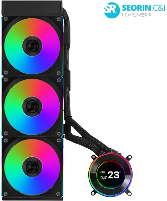 LIAN LI Hydroshift II LCD-C 360CL (블랙) - 쿠팡