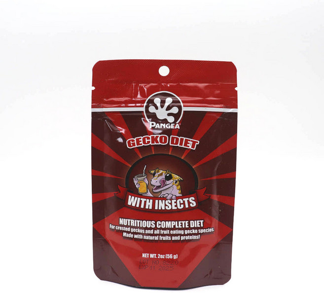 판게아 슈퍼푸드 물그릇 증정 크레스티드게코 사료 인섹트 곤충맛 사료, 1개, 56g
