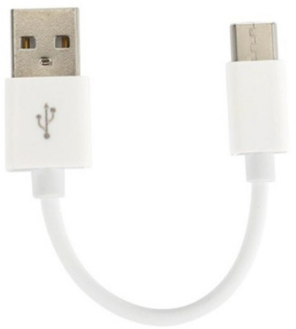 마이크로5핀 케이블 10Cm 충전/데이터 쇼츠 케이블, 1개, 화이트