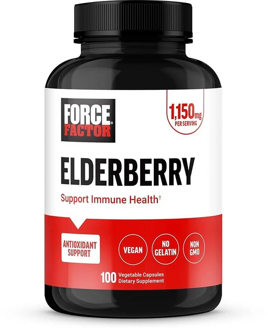포스팩터 엘더베리 1150mg 캡슐 100정, 1개 - 쿠팡