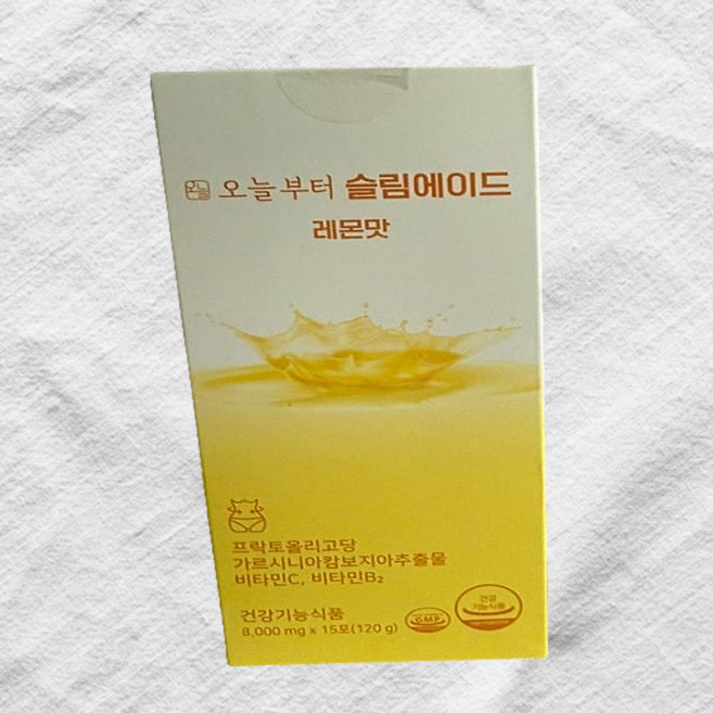 오늘부터 슬림에이드 레몬맛 8000mg, 1박스, 120g