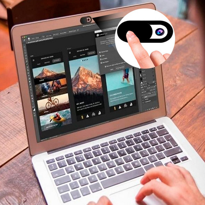 마운트뷰 웹캠 노트북 카메라 해킹방지 스티커 가리개 RF-WATCHOUT X 3개