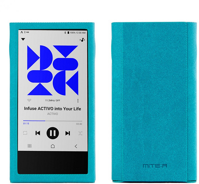 액티보 P1 Activo P1 이탈리아산 PU인조가죽 커버 MITER Case [미테르 케이스], Turkish Blue, 1개