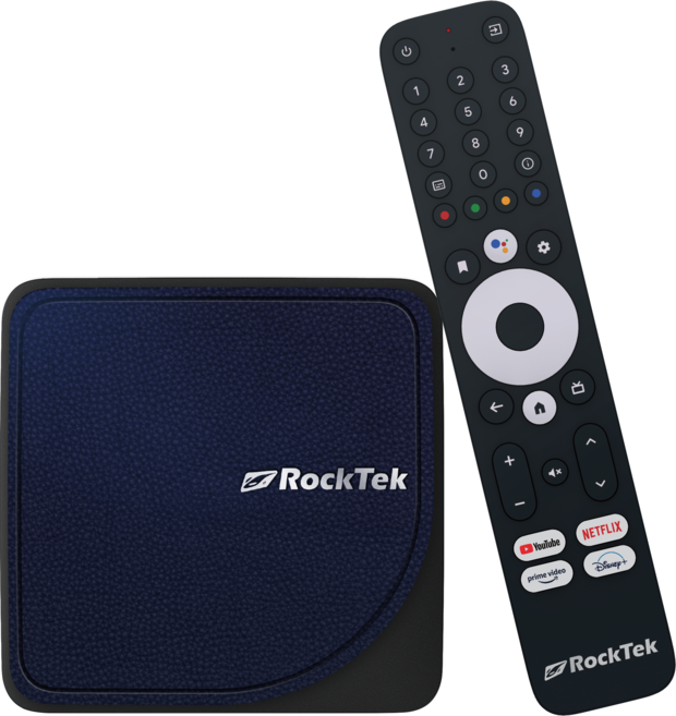 Rocktek 雷爵 GX1 Google TV 4K智慧電視盒, 1個, G2 保固12個月