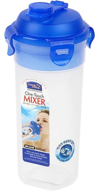 락앤락 원터치 믹서 휴대용 물통, 690ml, 1개