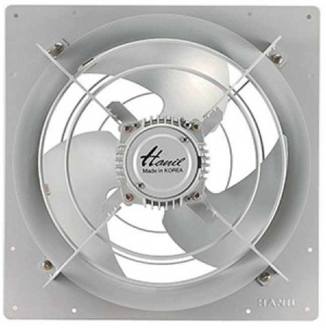 한일전기 산업용 유압형 벽부형 환풍기 설치면적 350 x 350 mm, EK-3000