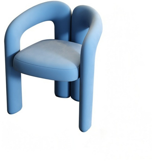 벨벳 화장대의자 인테리어의자 스툴 카페 의자 네일샵, 라이트 블루 * 1개, 1개