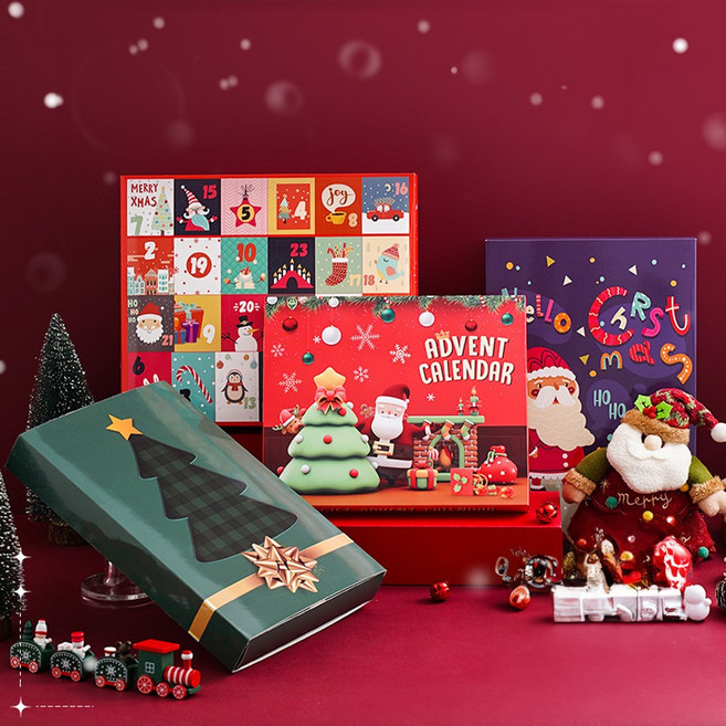 2025 크리스마스 어드벤트 캘린더 초콜렛 선물 달력, B