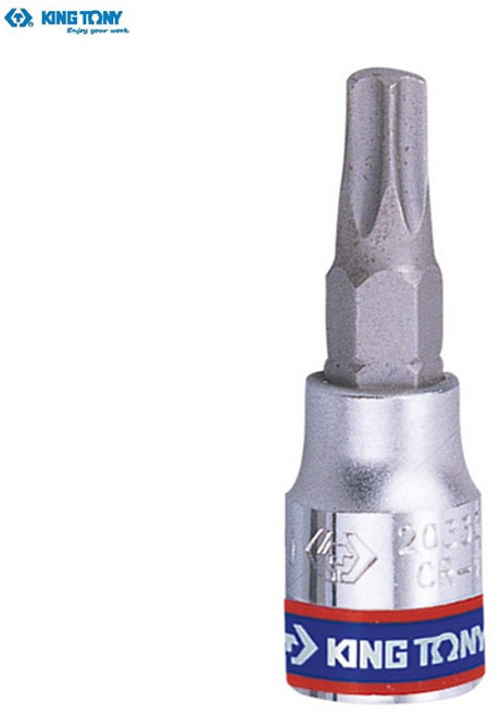 KINGTONY 킹토니 별비트소켓 1/4인치 T8-T40 전장37mm, 203327, 1/4xT25(37L) 203325