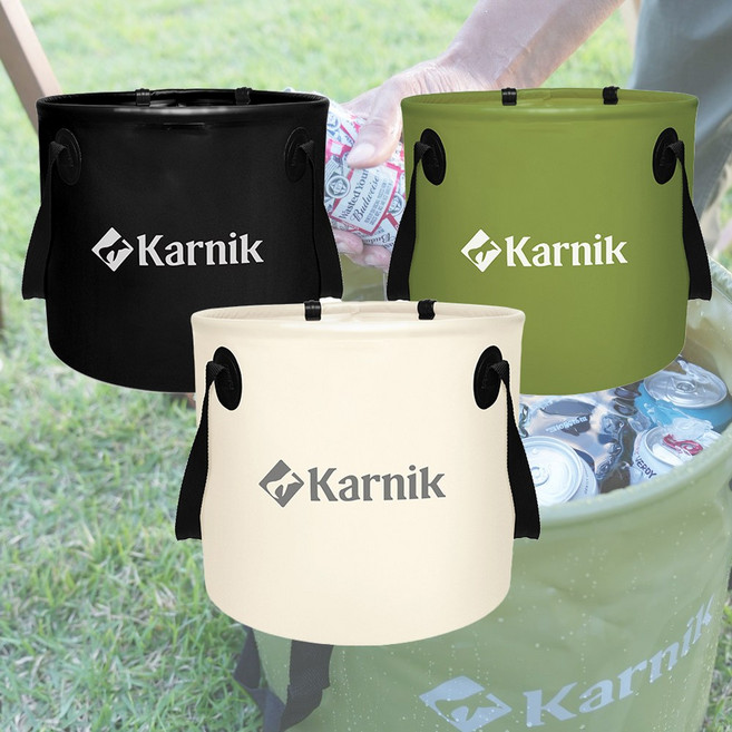 카르닉 캠핑 설거지통 28L 싱크 방수가방, 설거지방수통단품(메쉬망X)_아이보리(Ivory)