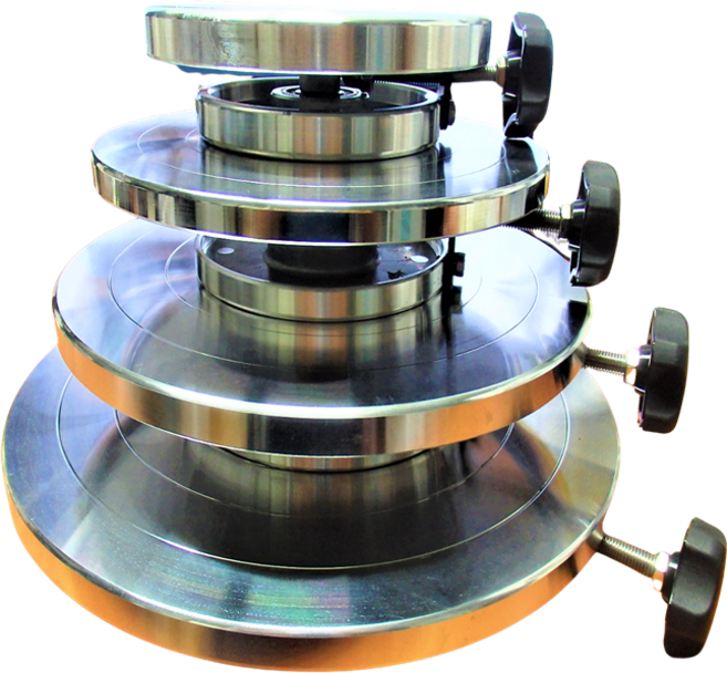 조소용품 턴테이블 회전판 손 물레 도자기물레 브레이크장착 국내생산, 1세트