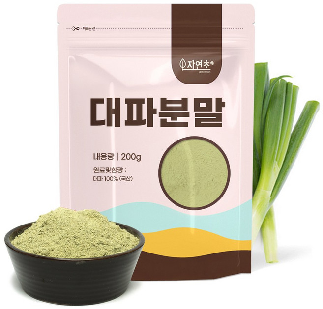 자연초 국산 대파 가루 분말 200g, 1개