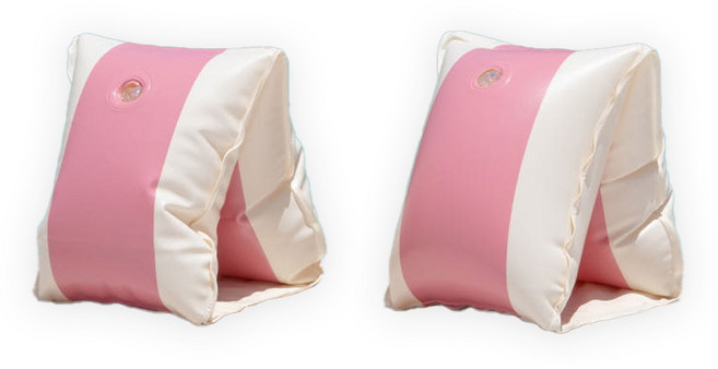 티토 프리미엄 파스텔 암튜브 2p 물놀이 암링 팔튜브, 1세트, 핑크