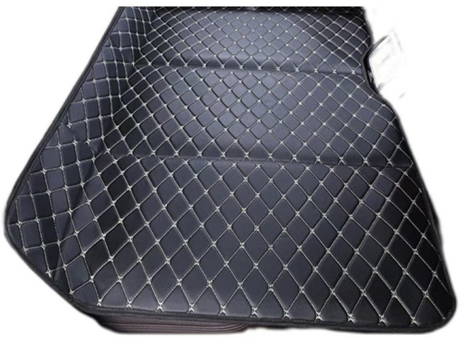 뒷자석 접이식 확장 보드 여행 캠핑 매트리스 차박매트, 검은 바탕에 흰 실, 1