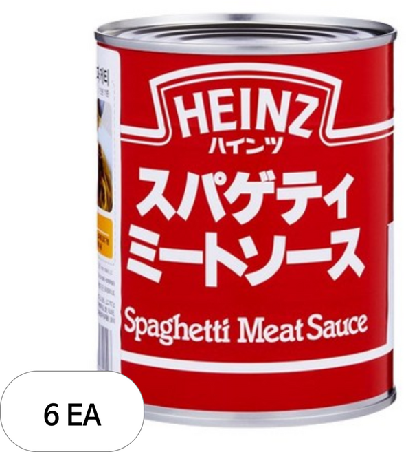 하인즈 스파게티 미트소스, 820g, 6개