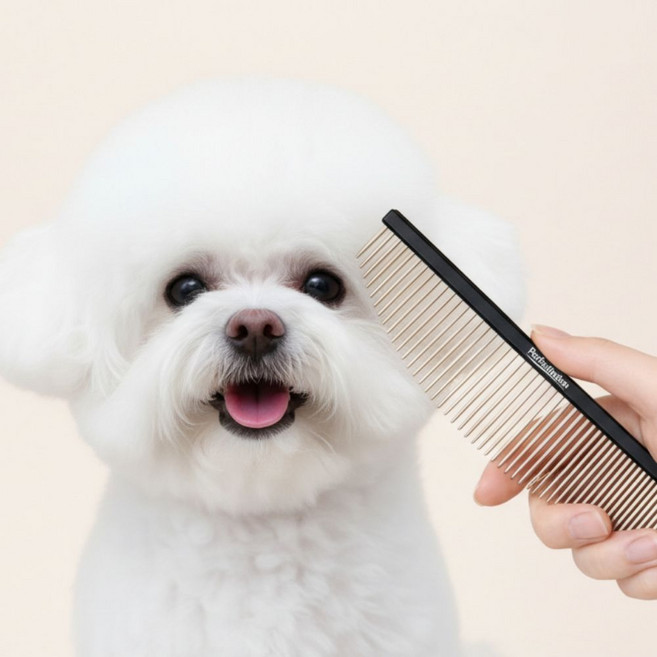 솔레르 엉킴방지 페이스콤 가벼운 반달콤 콤빗, 1개, 블랙