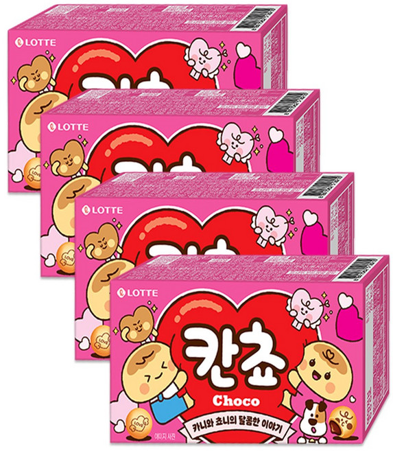 롯데 칸쵸 54g, 롯데웰푸드 칸쵸 54g x 4개