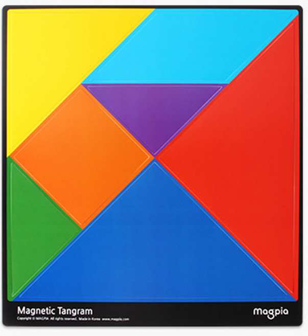 자석칠교놀이 교사용 300x320, 1개, 본상품선택