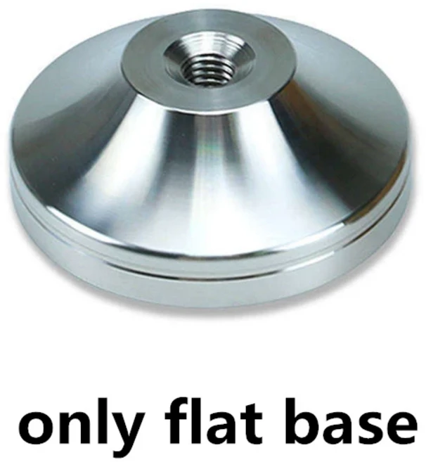 커피 탬퍼 51mm delonghi breville 에스프레소 머신 액세서리 용 목재 스테인레스 스틸베이스 바리 스타 도, 02 58.5mm