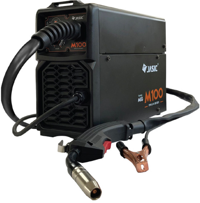 JASIC 논가스 용접기 초보자용 노가스 용접 M100, 논가스용접기, 1개