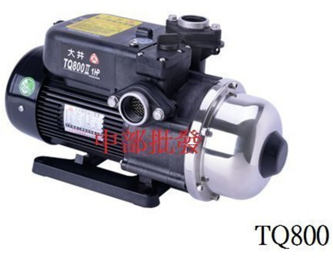 大井 TQ800 1HP 電子穩壓加壓馬達, 1個, 機子+