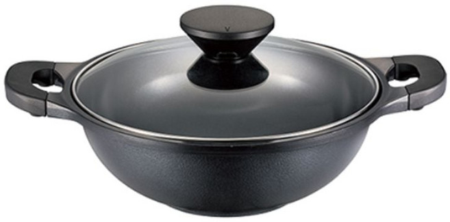 PN풍년 풍년 펄블랙 통주물IH 세라믹 웍전골 냄비 26cm 찌게 전골 불고기웍냄비 745035