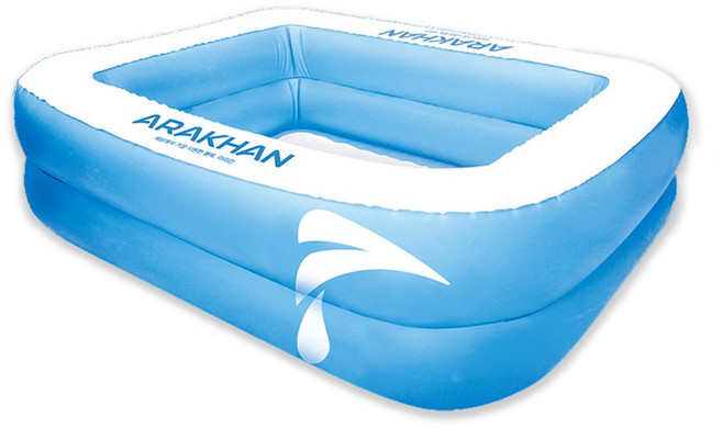 아라칸 에어쿠션 풀150 사이즈 150 X 115 X 38 cm 간이 볼풀장 수영장 풀장, 1개