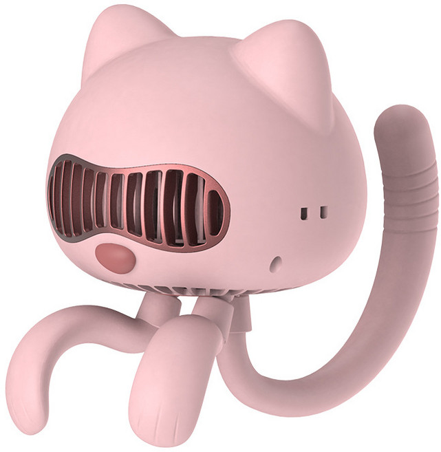 LLS 유모차 모기퇴치선풍기 4000mAh, Pink