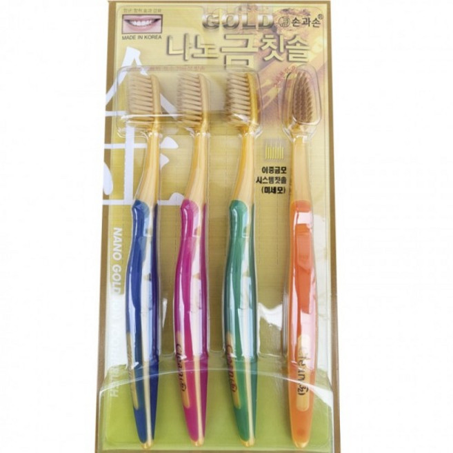 GOLD 나노 금칫솔 4P