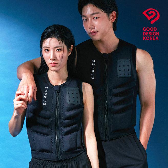 썸쓰 슬림핏 경량 성인 구명조끼 웨이크보드 아쿠아베스트 엑티브 ACTIVE