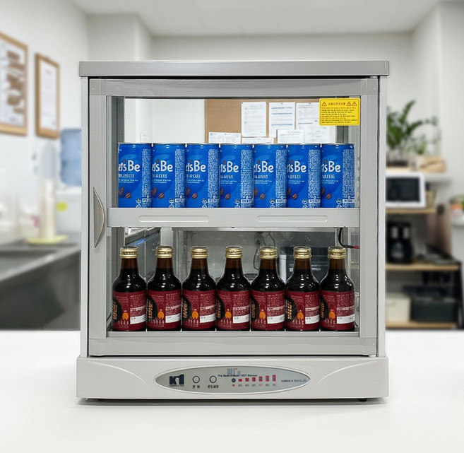 금원하이텍 전기 온장고 캔워머 국내산 편의점 음료 약국 마트 사무실 보온고, KHU-051H-SP2 양문형