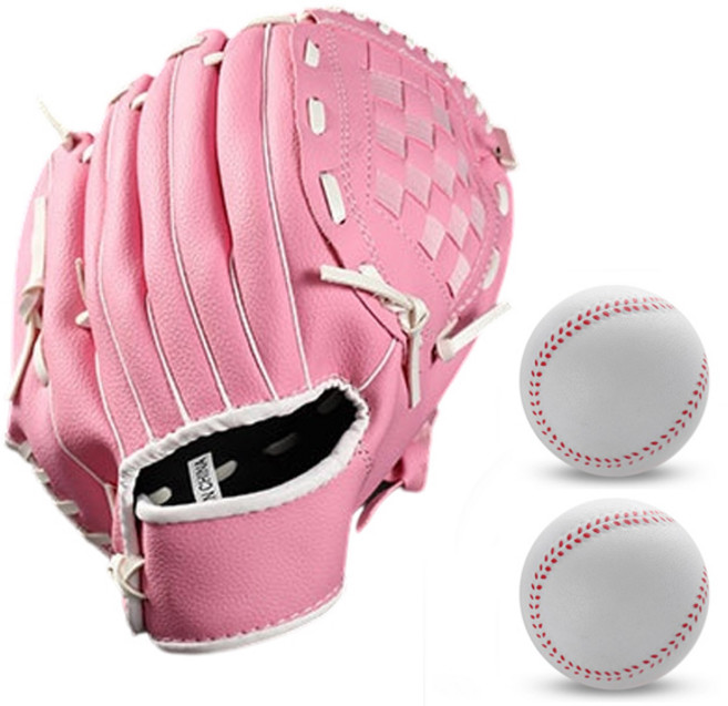 투센 야구글러브 우투 소프트볼, 핑크 공2개입, 1개