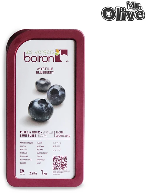 브아롱 블루베리 냉동 퓨레 1kg, 1개 - 쿠팡