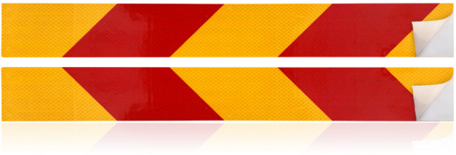 예스카 대형 화물차 트럭 후부 반사판 KC인증 초고휘도, 반사 테이프형(중형 1세트), 1개