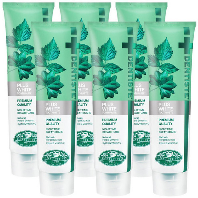 덴티스테 플러스화이트 후레쉬 치약, 60g, 6개