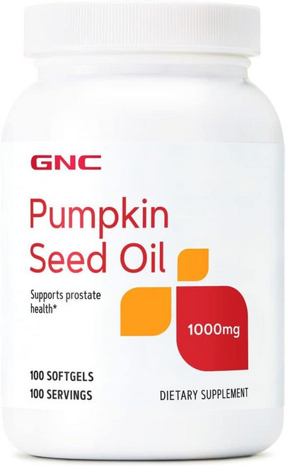 GNC 쿠쿠르비트종자유엑스 호박씨오일 100정, 200정, 1개