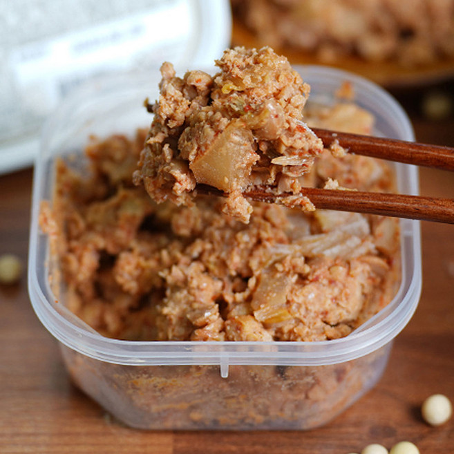 순창 전통 묵은지 청국장 국산 청국장 배달 오늘저녁메뉴 묵은지 청국장 찌개 김치 청국장, 200g, 1개