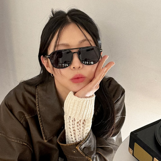 투브릿지 y2k 보잉 선글라스 자외선차단 가벼운 뿔테