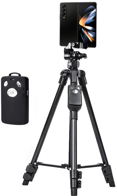 셀루미 갤럭시 폴드 블루투스 스마트폰 삼각대, 폴드 삼각대, 1개