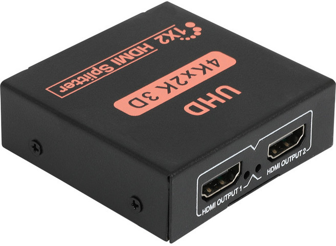 넥시 4K 1:2 HDMI분배기 NX-102SP-4K NX1406, 1개, NX102SP4K/1:2